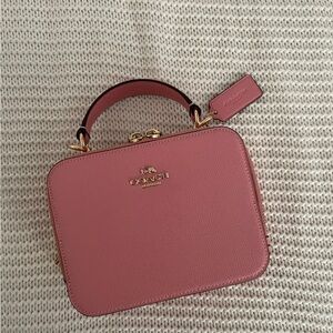 Coach bubblegum pink box crossbody